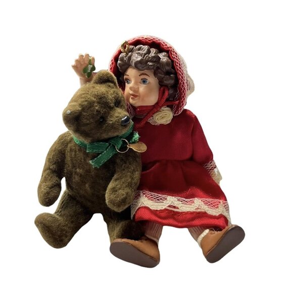 Hallmark Vintage Keepsake Ornament Julianne and Teddy 1993 Special Edition Box - Picture 1 of 8